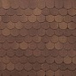 Гибкая черепица ТЕГОЛА АНТИК НОРДЛЕНД коричневый с отливом (3,5м2)