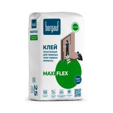 Клей эластичный для тяжелых плит любого формата 25 кг. BERGAUF MAXIFLEX