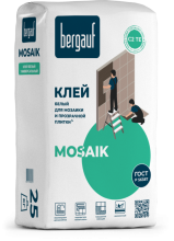 Клей для мозаики и плитки  25 кг. BERGAUF Mosaik