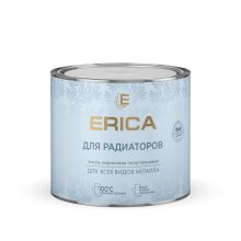 Эмаль акриловая 1,8 кг. для радиаторов (белый) полуглянцевая ERICA