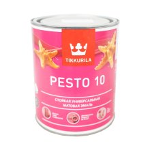 Эмаль алкидная  0,9л база А мат TIKKURILA EURO PESTO